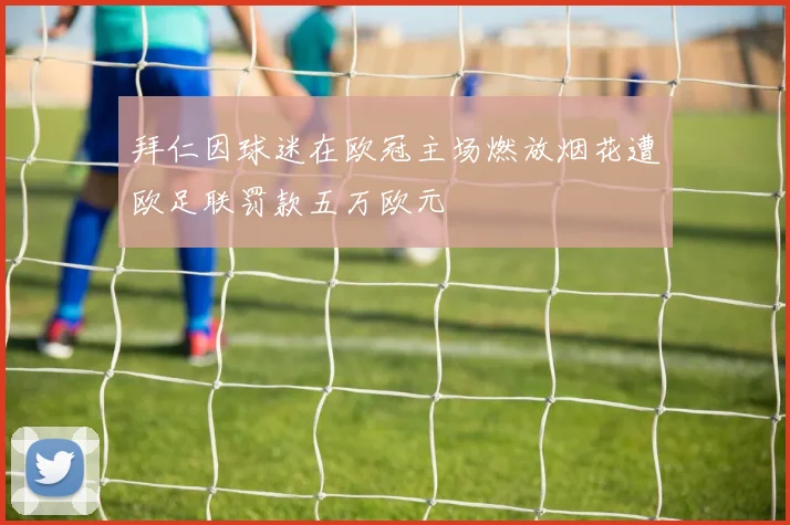 拜仁因球迷在欧冠主场燃放烟花遭欧足联罚款五万欧元